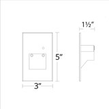 WAC 120V LED Adaptive Glow Step Light