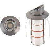 WAC 1" LED Edge Shield Recessed Round Shroud Inground Landscape Light