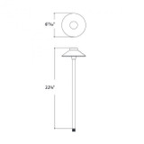 WAC 9V/15V LED Ember Spire Path Light
