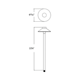 WAC LED Ember Spire Path Light