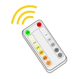 Westgate Remote Control Used With WMX-RC-Series Outdoor Lighting Tunable Non-Cutoff Wall Pack