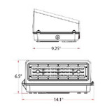 Envision 120V/277V LED Down Shield Full-Cutoff Wall Pack Light