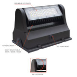 Envision 40W LED Flexi Beam Rotating Wall Light