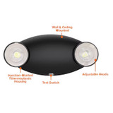 Envision 120V/277V LED Safe Beam Emergency Light