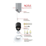 Nora High Lumen 2"& 4" Iolite Can-Less LED Module