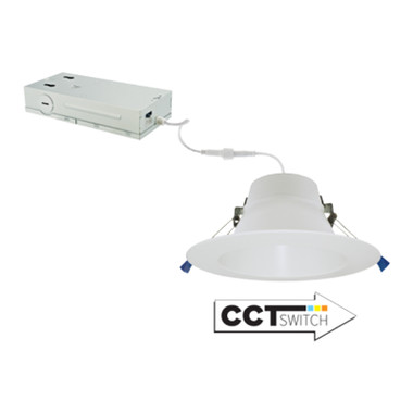 6" Elco LED Recessed Downlights with 5-CCT Switch