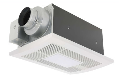 Panasonic WhisperWarm DC Fan, 50-80-110 CFM Fan with Light and Heater
