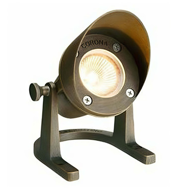 Corona CL-308 Cast Brass Underwater Light in Antique Bronze