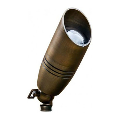 Dabmar LV235 Brass 12V Directional Spot Light with Hood