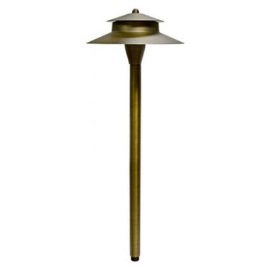 Dabmar LV35 Weathered Brass 12V Path, Walkway & Area Light