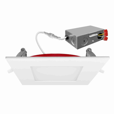Envision Canless 4" Square Slim Downlight Fire Rated