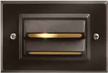 Hinkley 12V LED Frosted Brass Step Light