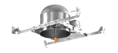 Elco 6" Shallow New Construction 120/277V IC Airtight Housing With Emergency Battery Backup