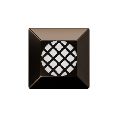 WAC 2" LED Square Lux Louver Step Light