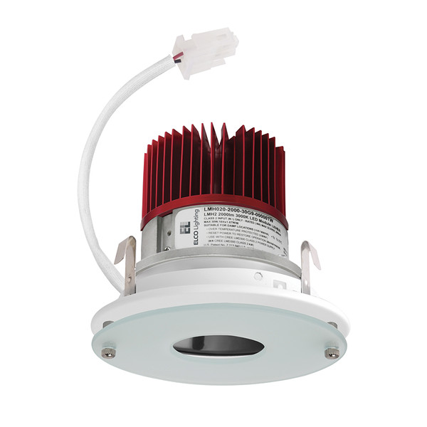 4" Elco LED Light Engine with Drop Glass Reflector Trim