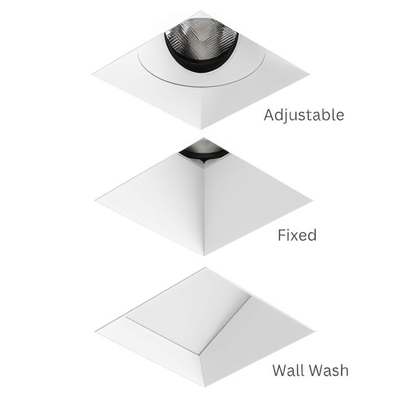 Visual Comfort Architectural Entra CL 2" Square Flangeless LED Downlight