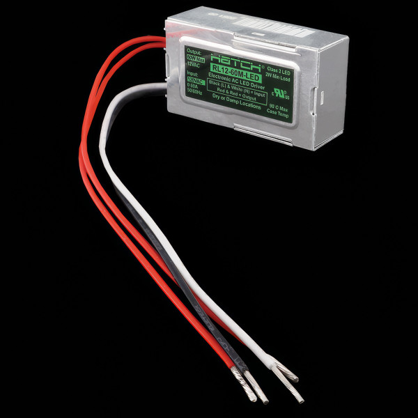 Elco Miniature 12VAC 60W Electronic Transformer