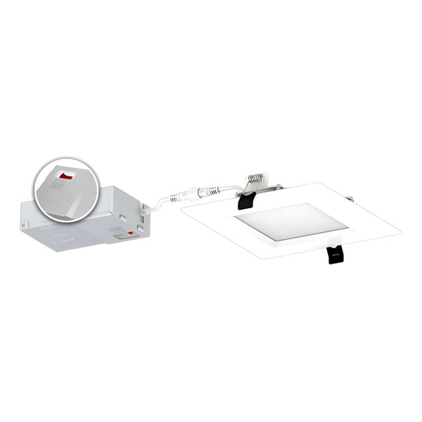 RAB WFRL Canless Square CCT-Adjustable Edge-Lit Wafer