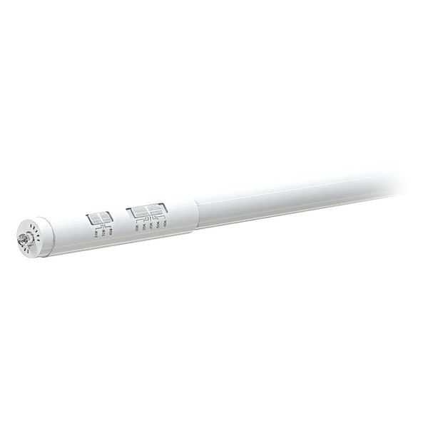 RAB T8 8ft Double-Ended Linear Glass Tube w/ Field-Adjustability & Base