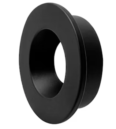 Envision 1" Black Round Smooth Trim for LED-DLJBX-1RG-7W-5CCT-WH-R Downlight