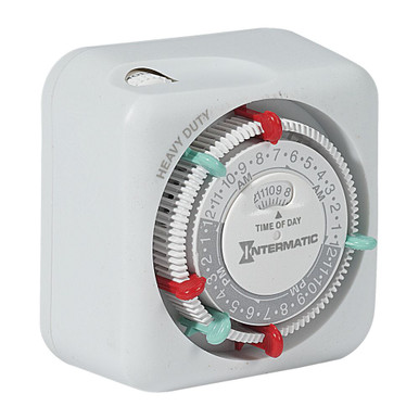 Heavy-Duty 24-Hour Indoor Mechanical Plug-In Timer