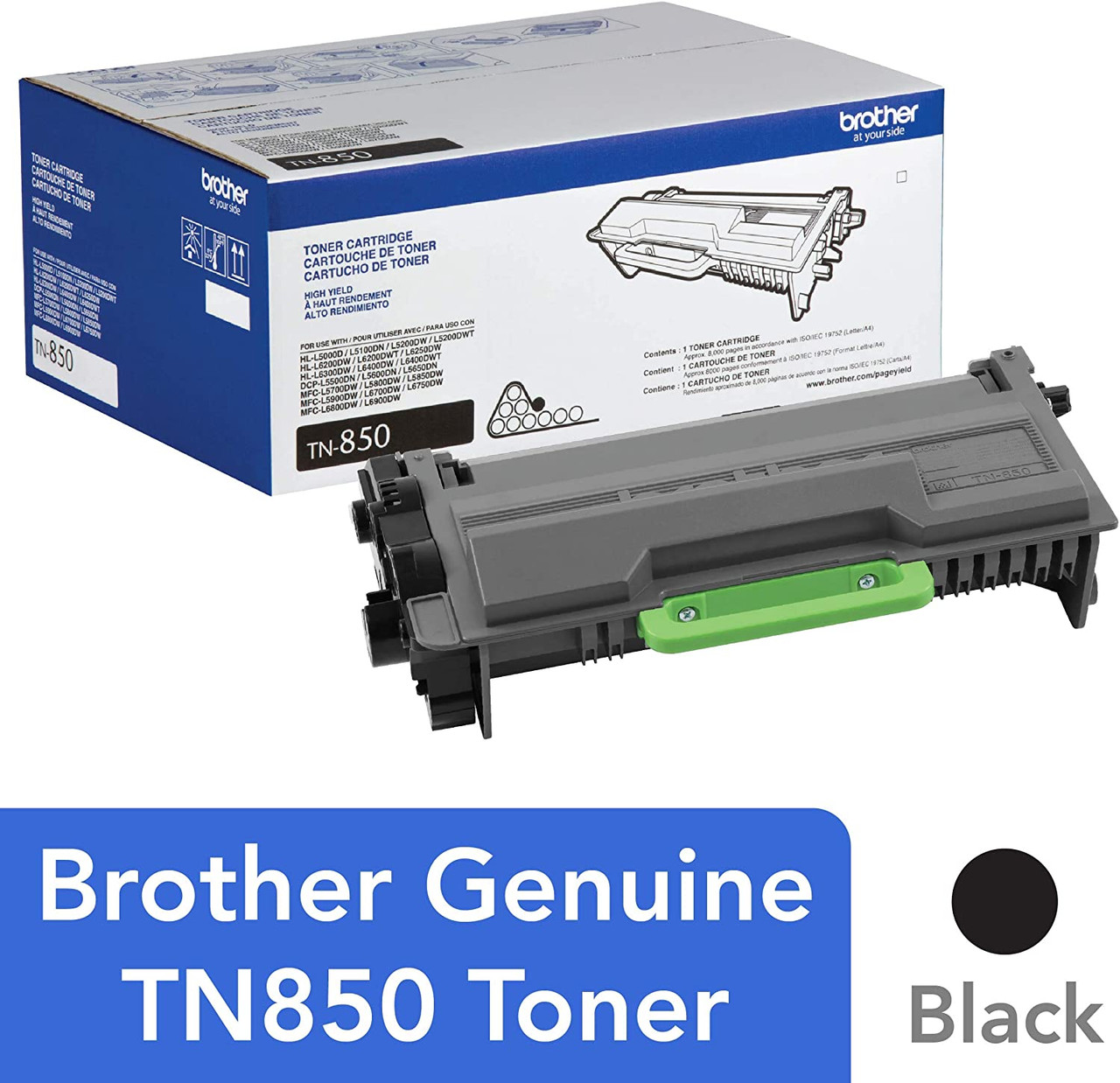 Brother Brand TN580 High Yield Toner 