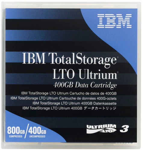IBM LTO 3 Ultrium 3 400GB/800GB Data Cartridge - 24R1922 - Blue Dot Toner
