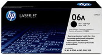 Genuine HP Brand 06A C3906A Black Toner Cartridge