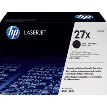 Genuine HP Brand 27X C4127X Black High Yield Toner Cartridge