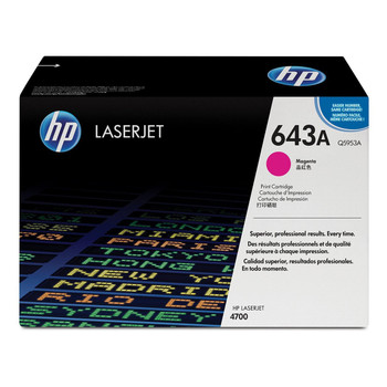 Genuine HP Brand 643A Q5953A Magenta Toner Cartridge