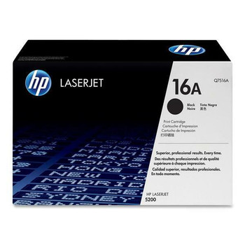 Genuine HP Brand 16A Q7516A Black  Toner Cartridge