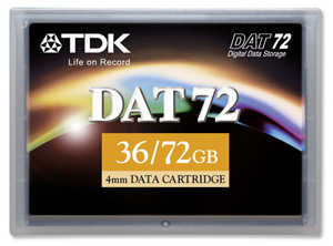 Back Up Tapes - DDS 4mm DAT Tapes - DDS-5 DAT72 Tapes - Blue Dot Toner