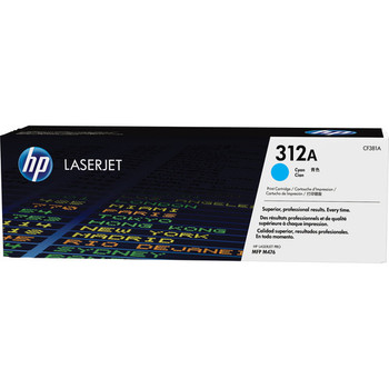 Original HP 312A CF381A Cyan LaserJet Toner Cartridge