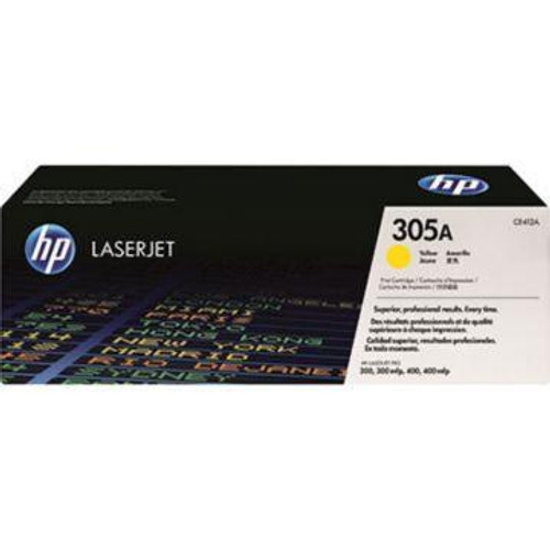 Genuine HP Brand 305A CE412A Yellow  Toner Cartridge