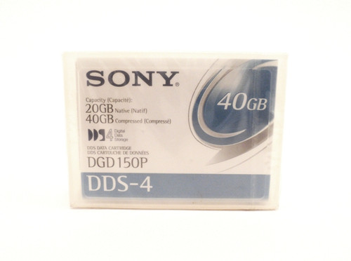 Sony 4mm DDS-4 150M 20GB/40GB Data Tape Cartridge - DGD150P