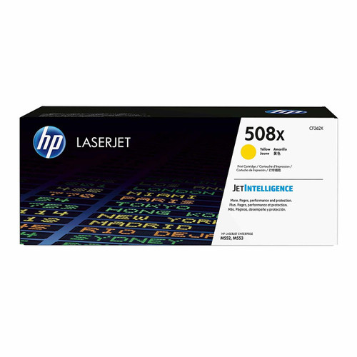 HP Brand 508X Yellow LaserJet Toner Cartridge - High Yield (CF362X)