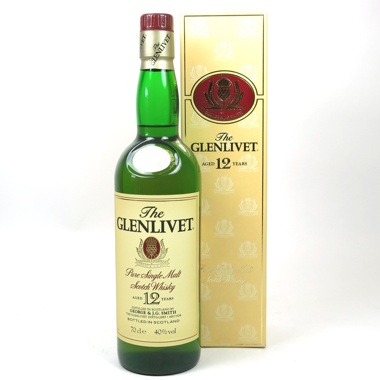 GLENLIVET 12年 旧ボトル 750ml GLENLIVET 12 YEAR OLD 1990S 750ML - A1 Liquor