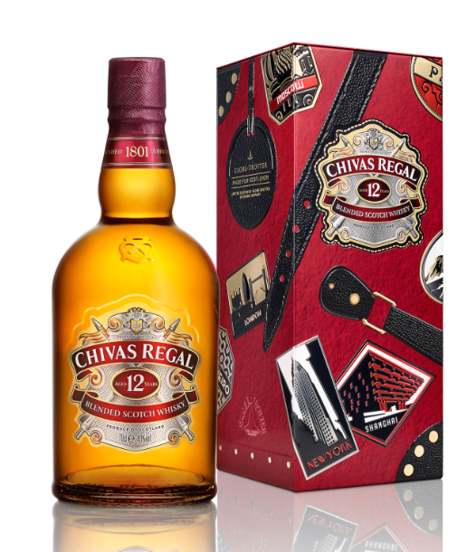普段使い　CHIVAS 12年 700ml 5本セット Chivas Regal 12yr Blended Scotch – InternetWines.com
