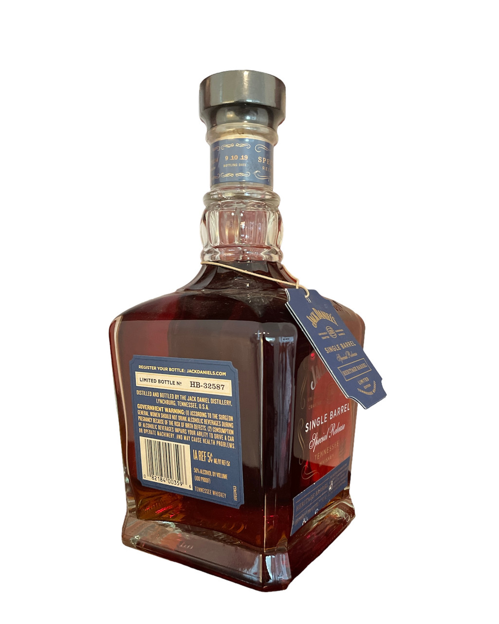 JACK DANIELS SINGLE BARREL HERITAGE EDITION BOTTLED 2019 (750ML)