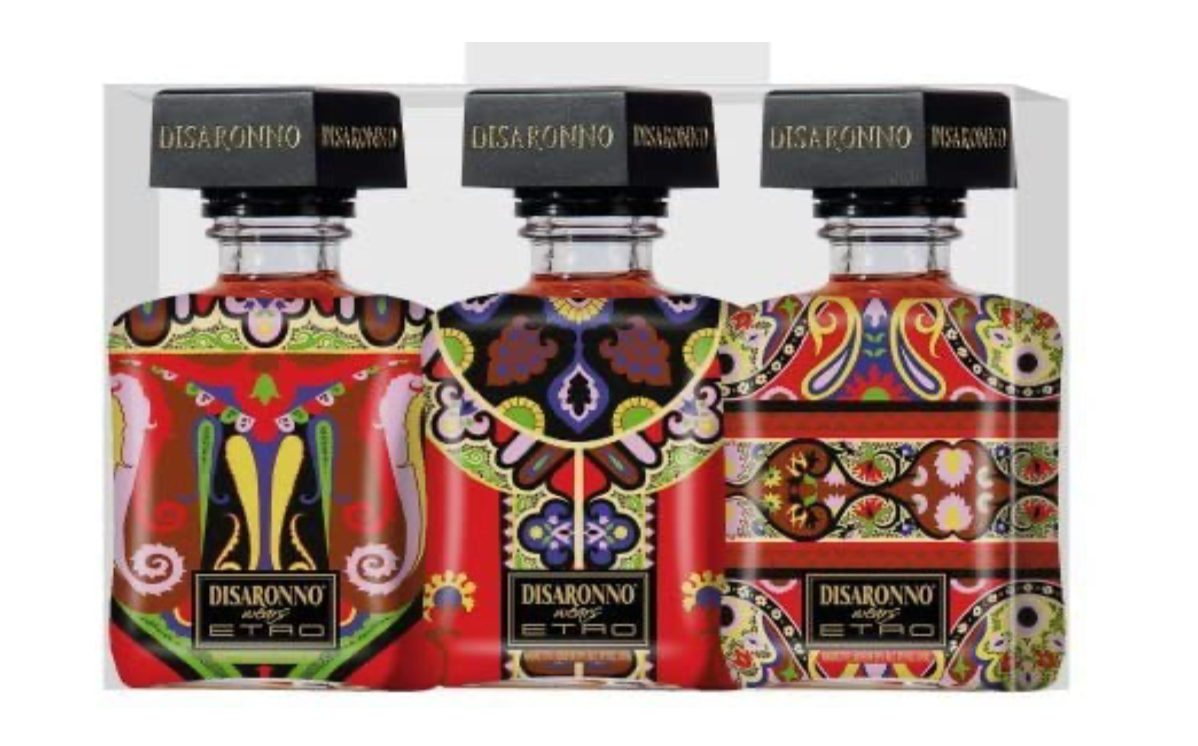 Disaronno Wears ETRO 50ml Miniature Pack of 3 - A1 Liquor