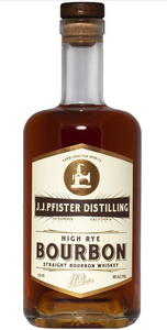J.J. PFISTER SINGLE BARREL HIGH RYE BOURBON 57.9% ABV  STORE PICK 750ML
