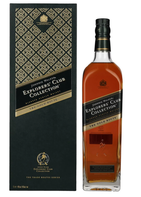 Johnnie Walker Gold Route Explorer's Club Collection Blended Scotch Whisky 1L