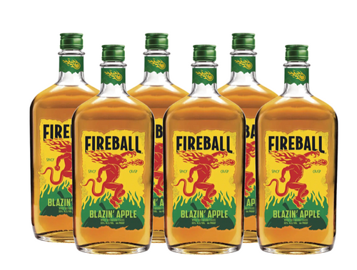 Fireball Blazin Apple Whisky 750ML (6-Pack)
