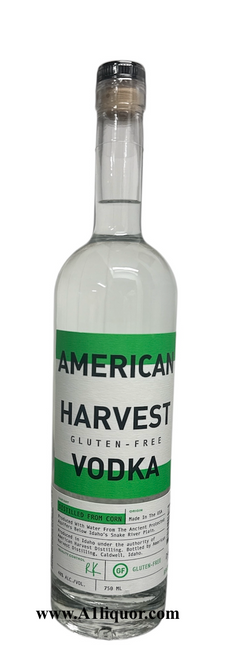 American Harvest Gluten Free Vodka (750ML)