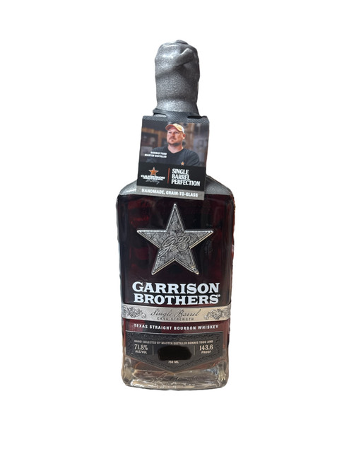 Garrison Brothers Barrel Proof Single Barrel Select Bourbon 144.3 Proof Store Pick  750ML