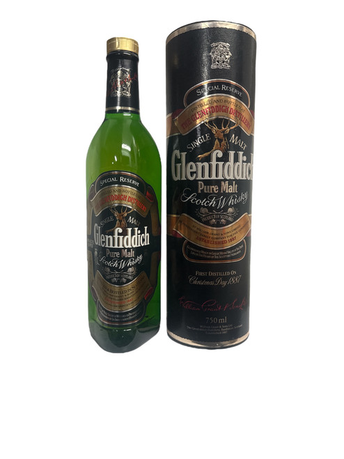 Glenfiddich Pure Malt Special Reserve 1980'S Bottle 750ML
