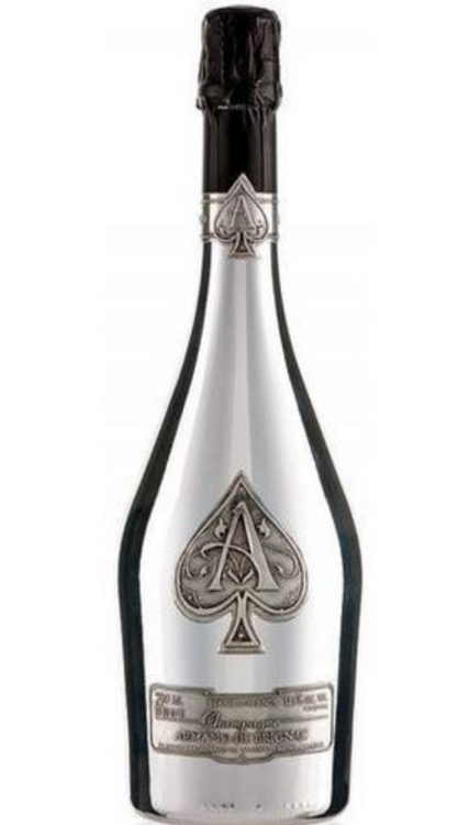 ARMAND DE BRIGNAC ACE OF SPADES SILVER BLANC DE BLANC 750ML