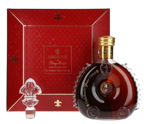 Remy Martin Louis XIII Cognac Millennium 2000 Baccarat Crystal 750ML