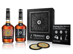 Hennessy V.S Deluxe Edition by Ryan McGinness (2 bottles) 750ML