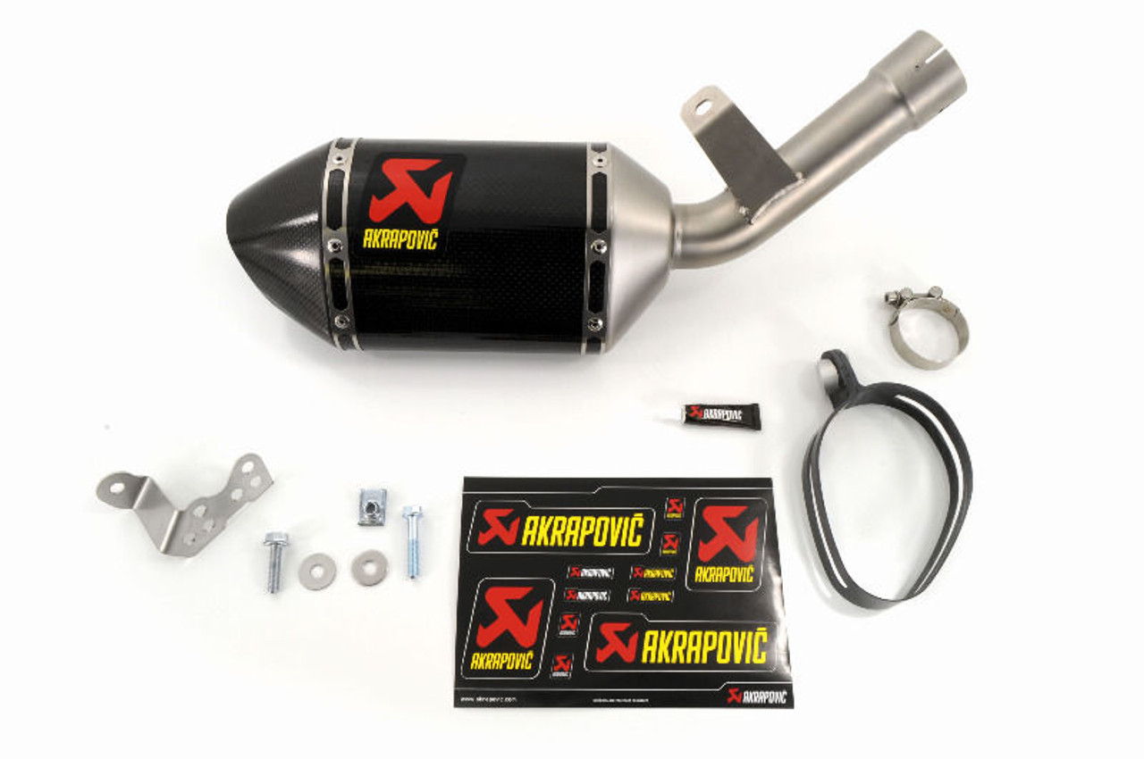 AKRAPOVIC S-S6SO5-TC SLIP ON SO EXHAUST SYSTEM OPEN 2 CARBON